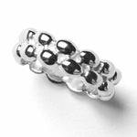 Rice Bead Ring Double Stack
