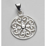 Southern Gates Collection Inspiration Series Large Round Heart Scroll Pendant