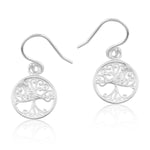Southern Gates Collection Southern Oak Series Small Round Oak Tree Earrings