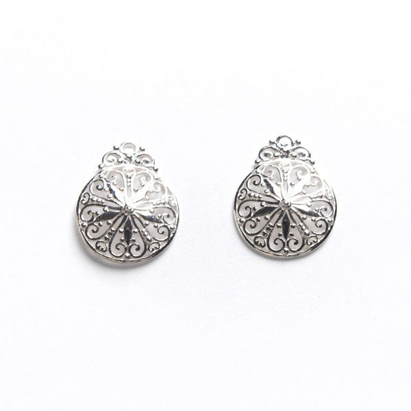 Southern Gates Sterling Silver Southern Lace Post Earrings