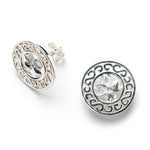 Southern Gates Collection Sterling Silver Dogwood Stud Earrings