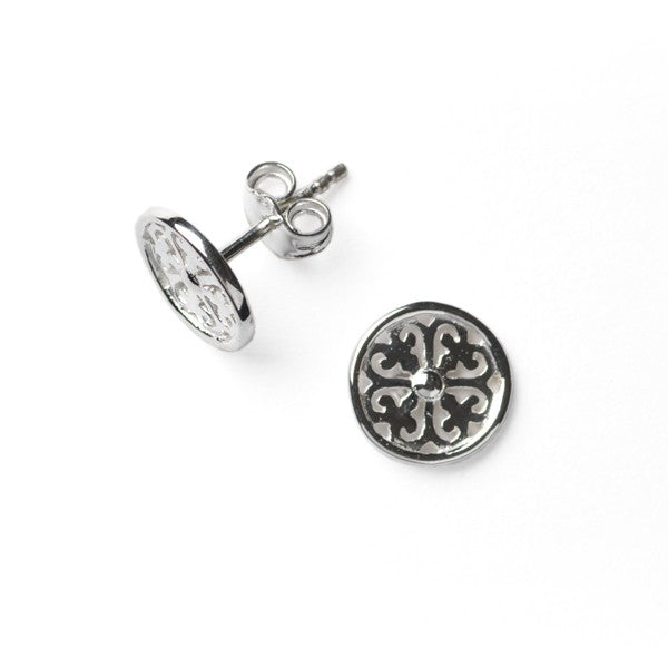 Southern Gates Collection Inspiration Series Tiny Scroll Stud Earrings