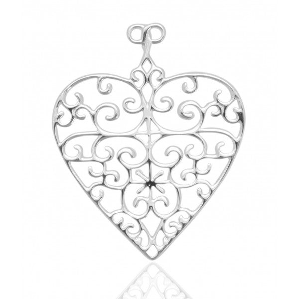 Flat Heart Pendant